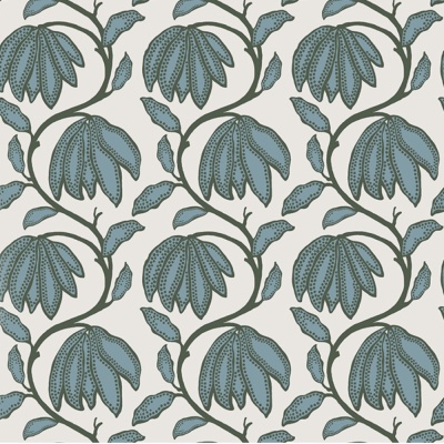 Thibaut Desert Flower Wallpaper in Wild Sage